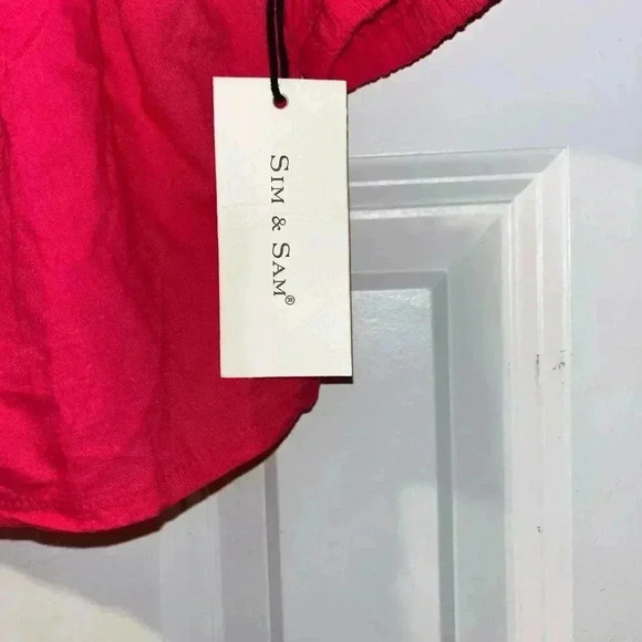 Romantic Puff Sleeve Crop Top with Sweetheart Neckline in Pink Flame XL‎ A30 - Picture 4 of 6